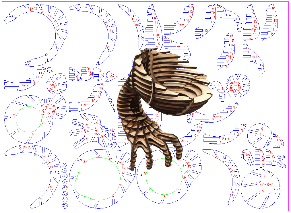 3D модель Чаша-рука