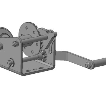 3D модель Ручная лебедка