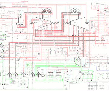 Чертеж Дипломный проект на тему: «Реконструкция котлотурбинного цеха ТЭЦ г. Светлогорска с модернизацией турбины ПТ 65/75-130/13»