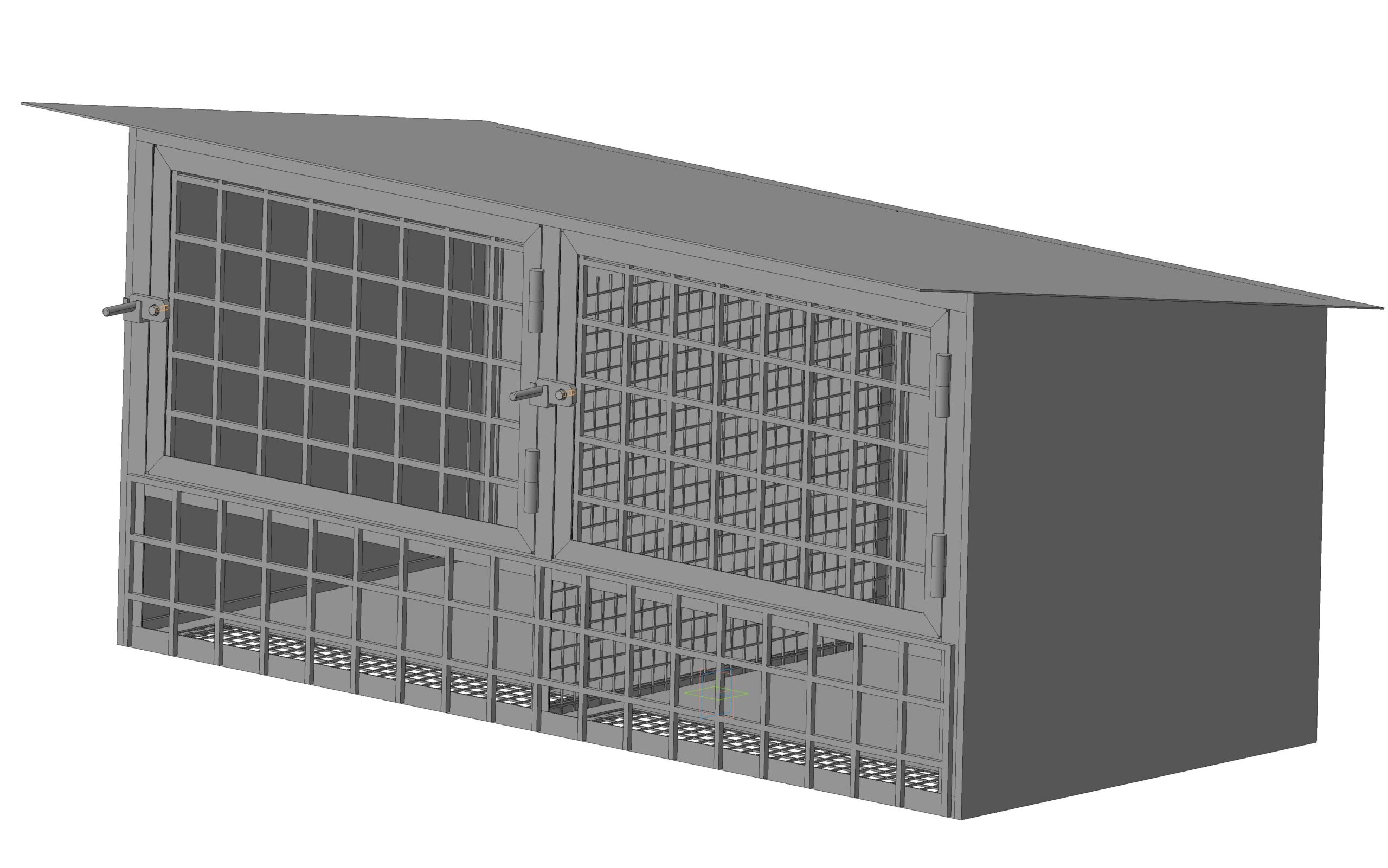 3D модель Клетка для кроликов