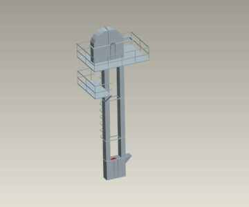 3D модель Нория зерновая ACE2.