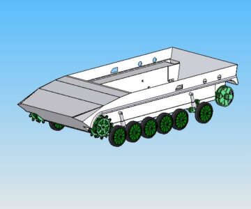 3D модель Шасси БМП-2