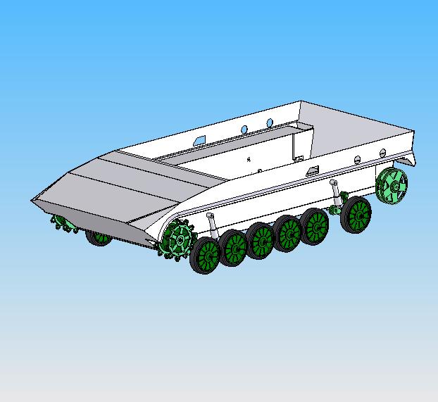 3D модель Шасси БМП-2