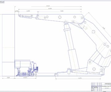 Чертеж Выбор и анализ работоспособности оборудования очистного забоя для заданных горногеологических условий