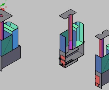 3D модель Печь для бани 600*390*420 мм