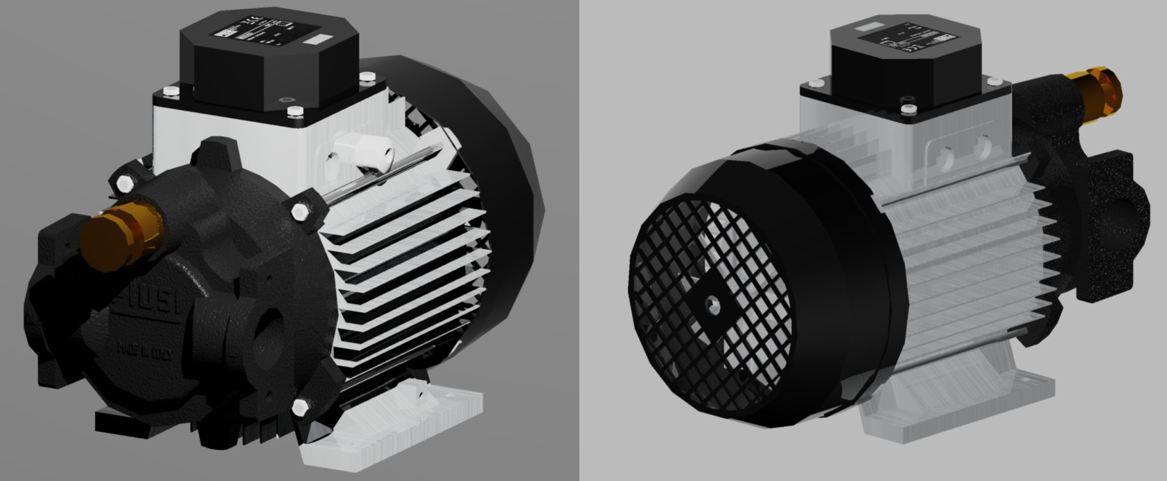 3D модель Насос масляный Viscomat 90T