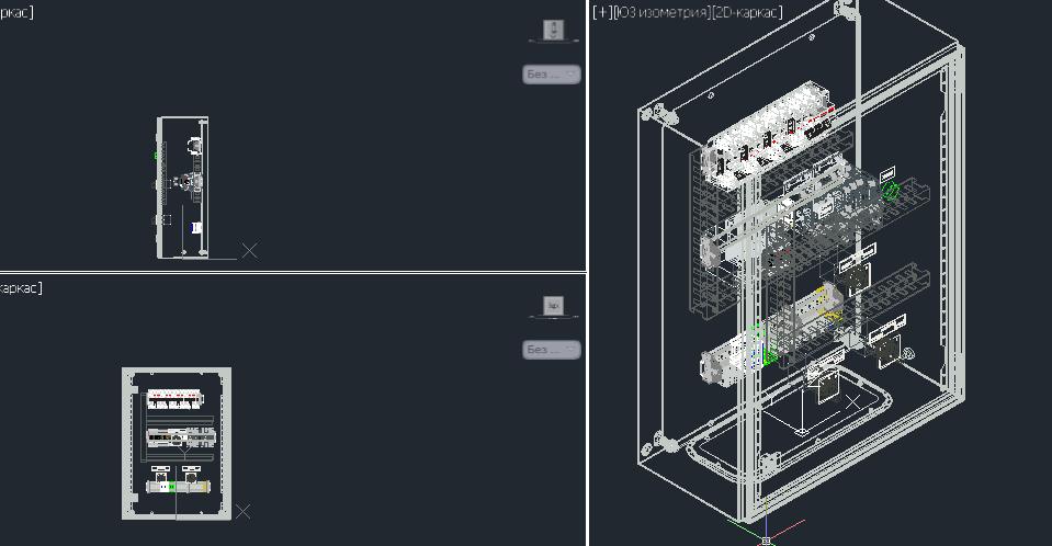 3D модель Щит АВР Ритал АВВ