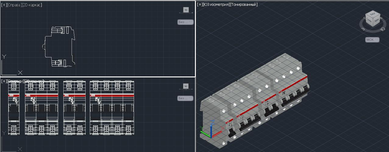 3D модель Автоматы АВВ pro m серии 200