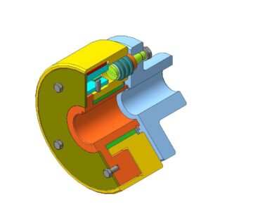 3D модель Муфта центробежно-упругая