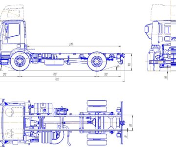 Чертеж Чертежи автомобилей марки Iveco