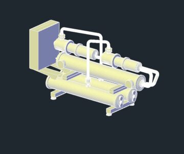 3D модель Чиллер Daikin ЕWWQ-B-XS C13