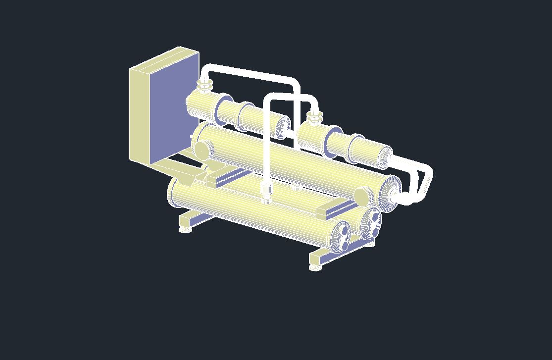 3D модель Чиллер Daikin ЕWWQ-B-XS C13