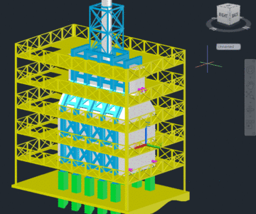 3D модель Трубчатая печь 3D ПТБ-10