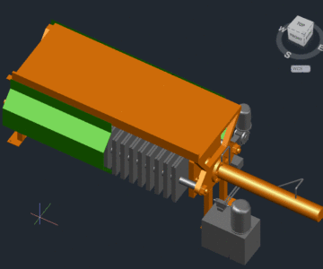 3D модель Фильтр-пресс TORO FPA-63-20