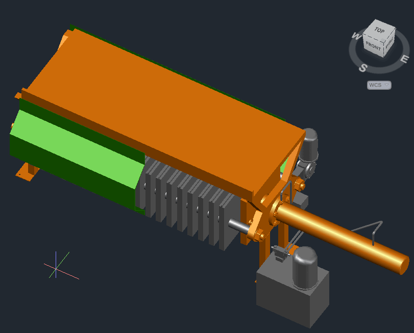 3D модель Фильтр-пресс TORO FPA-63-20