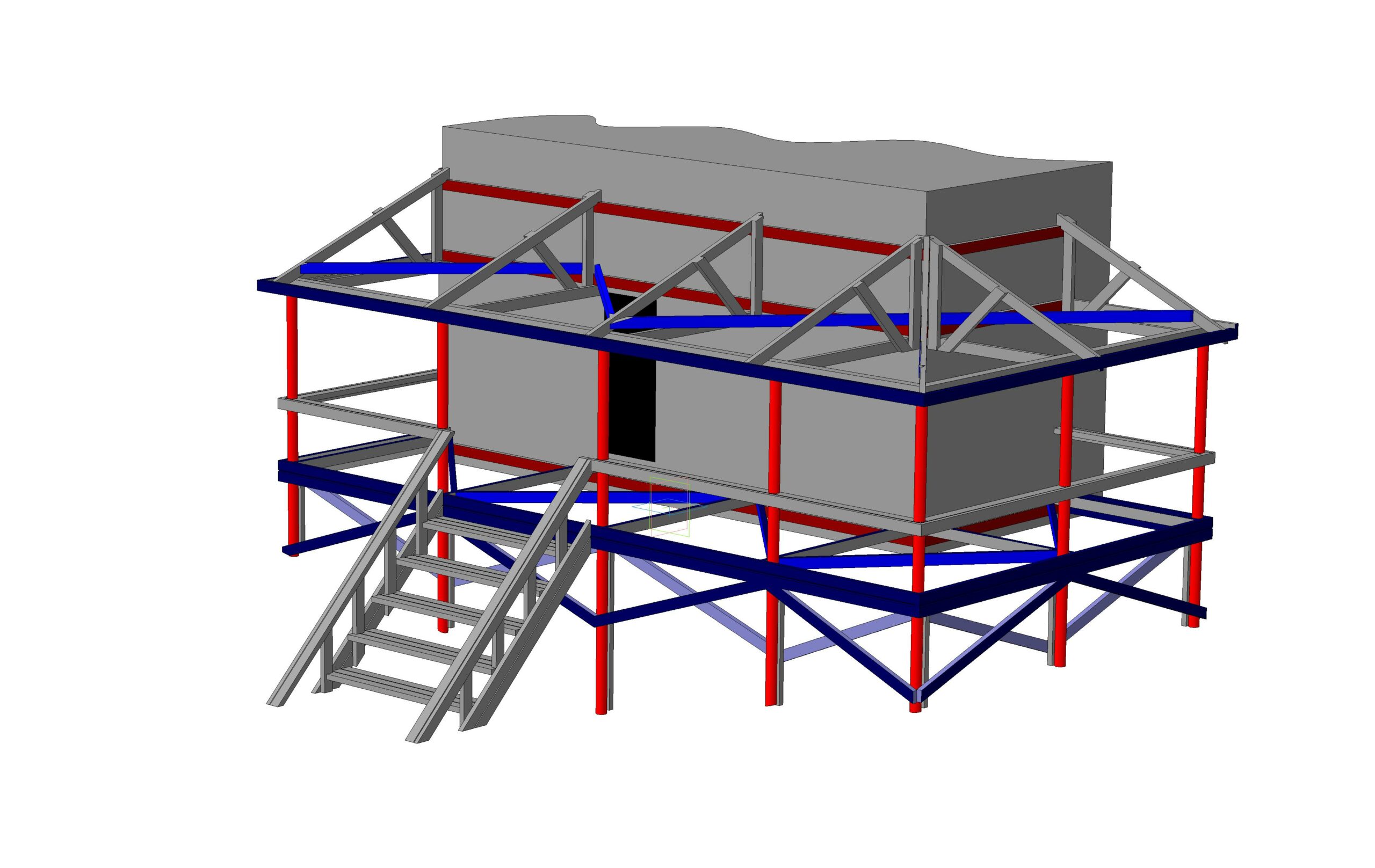 3D модель Терраса