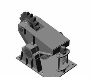 3D модель Станция приводная пода печи