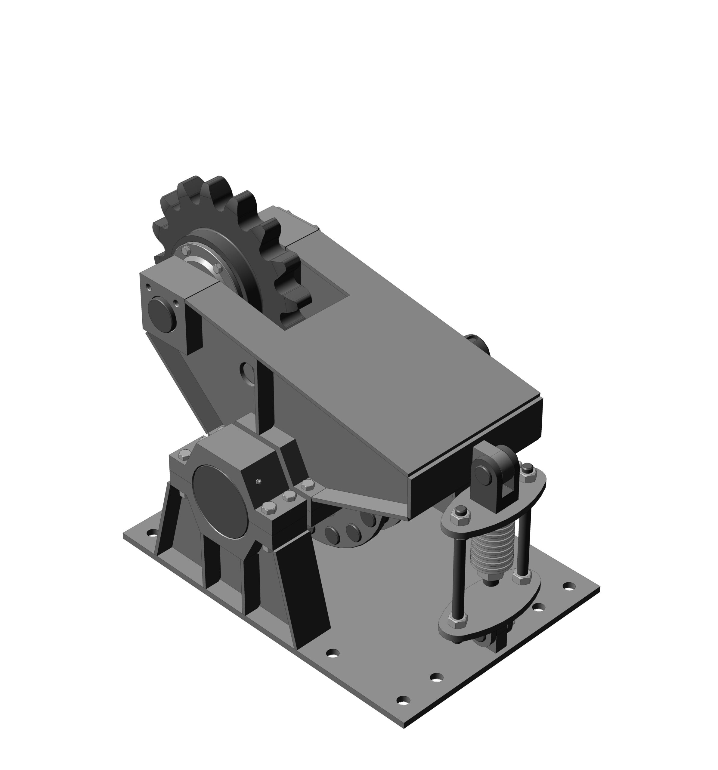 3D модель Станция приводная пода печи