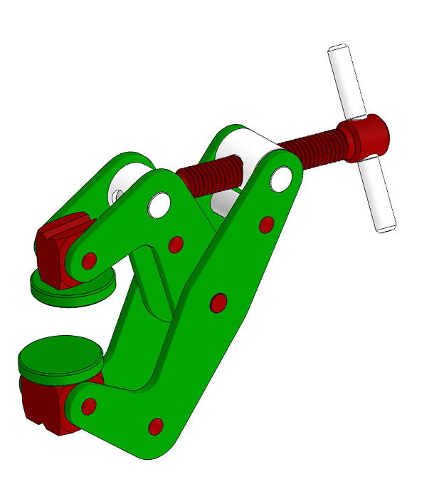 3D модель Винтовой зажим