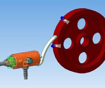 3D модель Пневматический сбрасыватель пресса