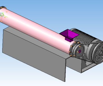 3D модель Шнековый конвейер