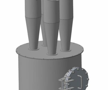 3D модель Групповой циклон ЦН-11-200-4