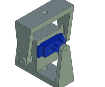 3D модель Подвеска камеры на квадрокоптер 2 степени свободы