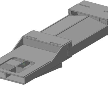 3D модель Рама траверсы