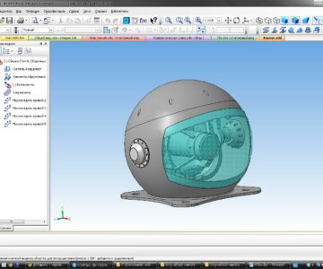 3D модель Двухосный индикаторный гиростабилизатор координатора цели на базе гироскопа ДНГ ГВК-6