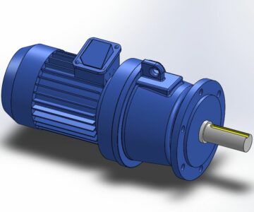 3D модель Мотор-редуктор 3МП-50-фланец