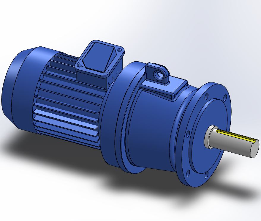 3D модель Мотор-редуктор 3МП-50-фланец