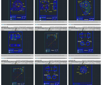 Чертеж Чертежи AutoCAD по практикуму СумГУ (Баранова И.В.)