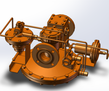 3D модель Регулятор давления газа РДГ-50