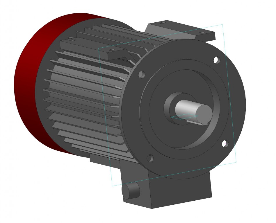 3D модель Электродвигатель АИР160М4