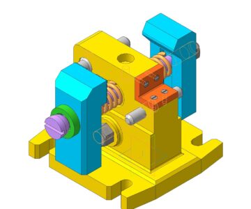 3D модель Приспособление для фрезерования на подвижном столе горизонтально-фрезерного станка