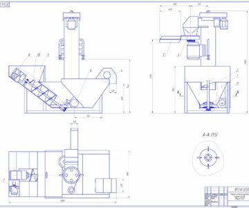 Чертеж Механизация приготовления корнеклубнеплодов