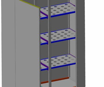 3D модель Шкаф для оправок