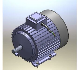 3D модель Асинхронный двигатель серии 4А. 3D-модель
