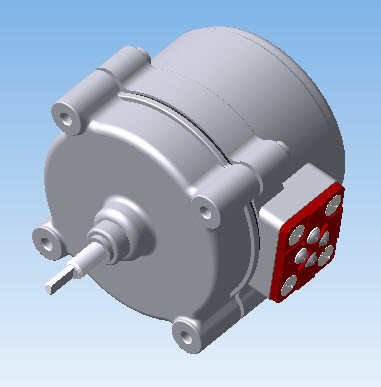 3D модель Электродвигатель СД-54