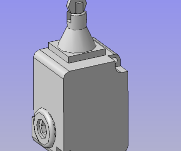 3D модель ВПК2111АУ2 - Выключатель путевой