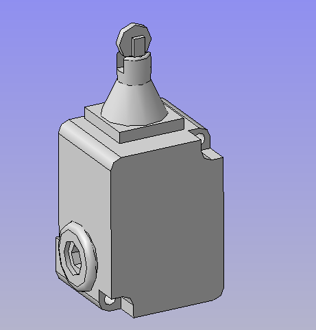 3D модель ВПК2111АУ2 - Выключатель путевой