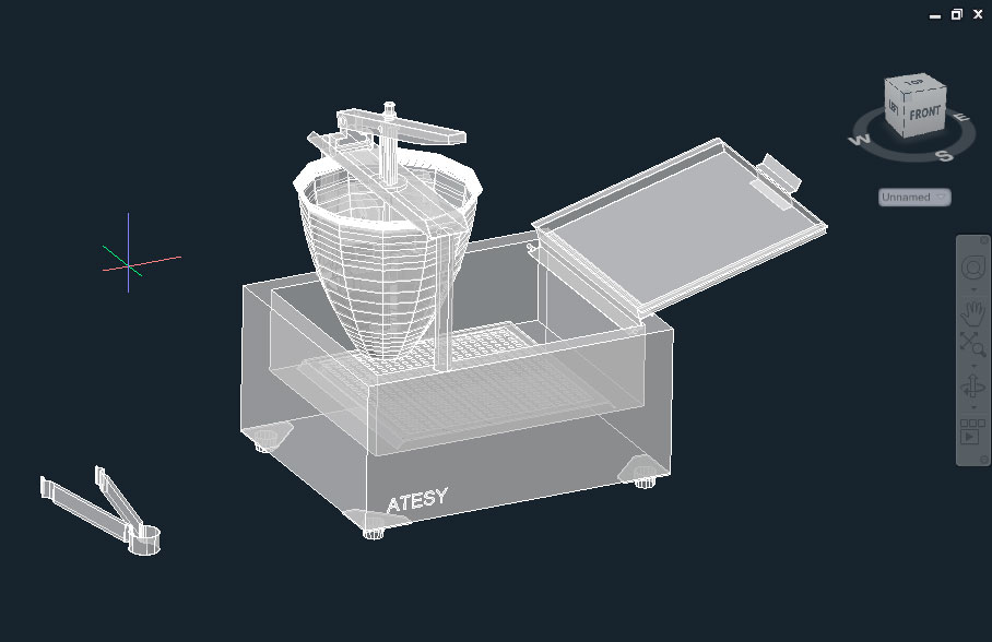 3D модель Пончиковый аппарат Atesy Гольфстрим