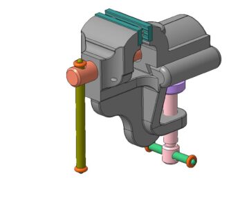 3D модель Тиски 41.000.СБ