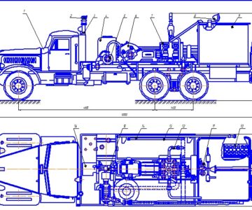 Чертеж Курсовой проект "Расчет насоса цементировочного агрегата ЦА-320М "