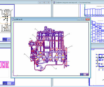 Чертеж Проектирование ЦРМ и ремонт гильзы цилиндра двигателя Д-240