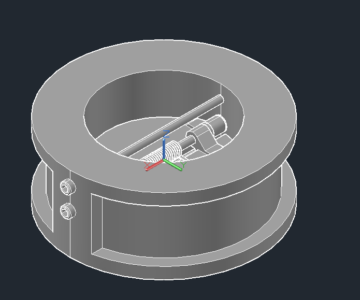 3D модель Обратный клапан CV16 (DN40-DN700)