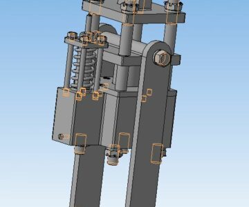 3D модель Гидравлический ограничитель подъема