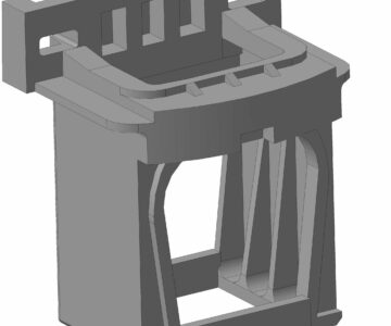 3D модель Отливка упора переднего