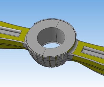 3D модель Траверса для конусной дробилки