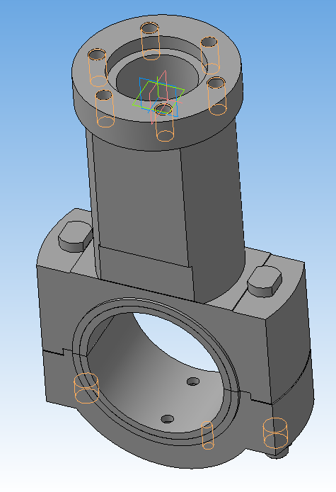 3D модель Шатун привода механического пресса